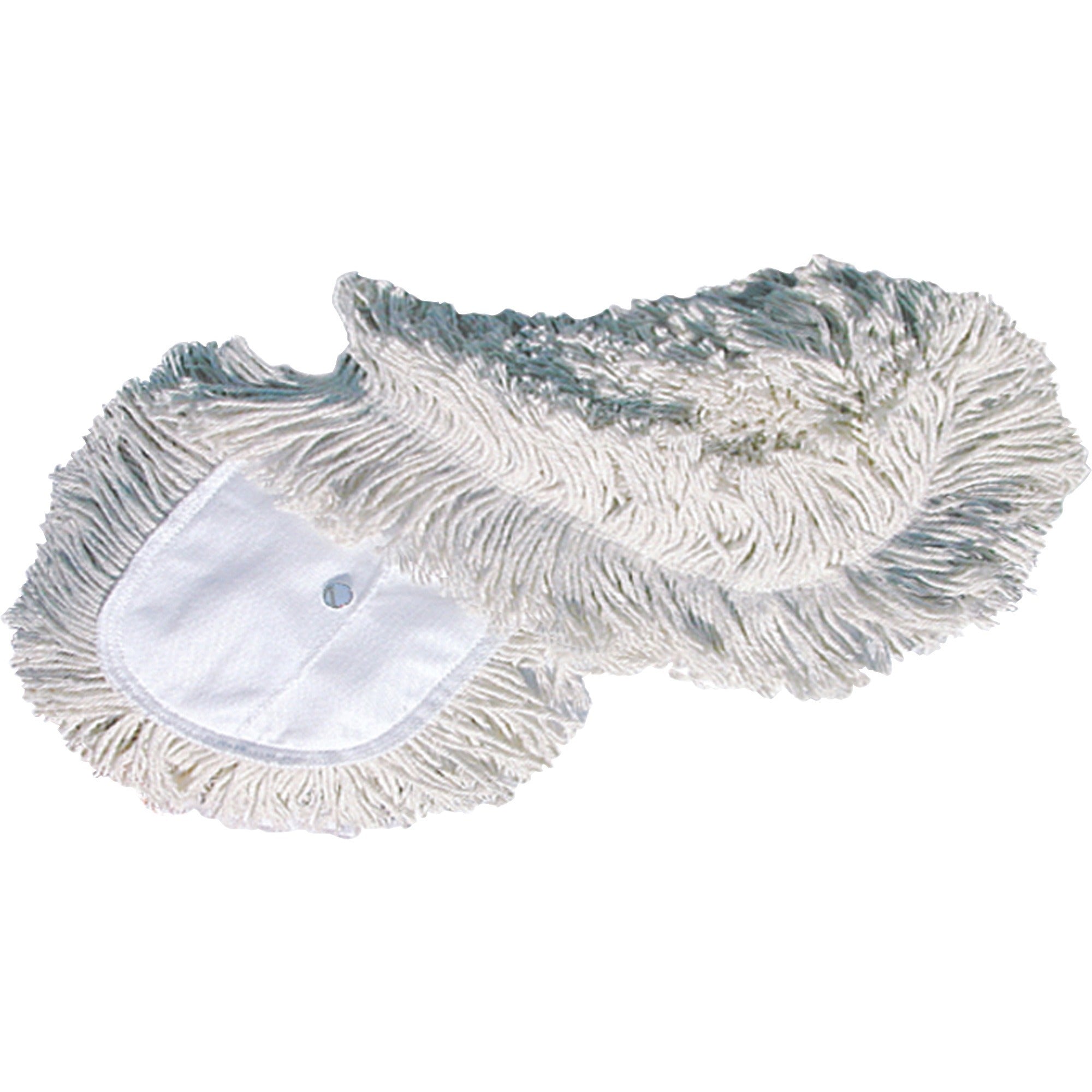 Genuine Joe Dust Mop Head Refill, 60" x 5", Yarn/Cotton/Synthetic, White, 1 Each