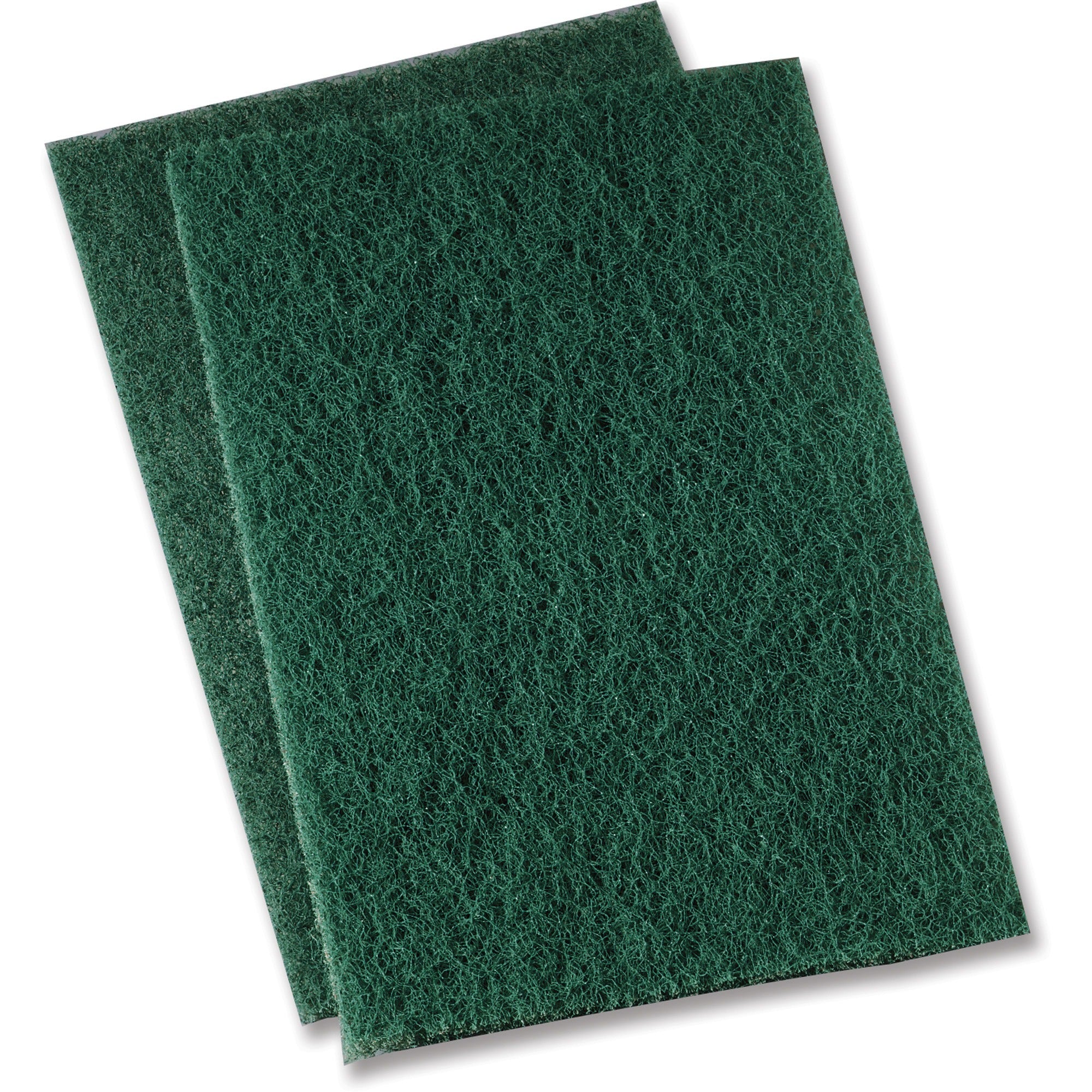 9.7" Width x 6.9" Depth - 15 / Carton - Polyester Blend - Green