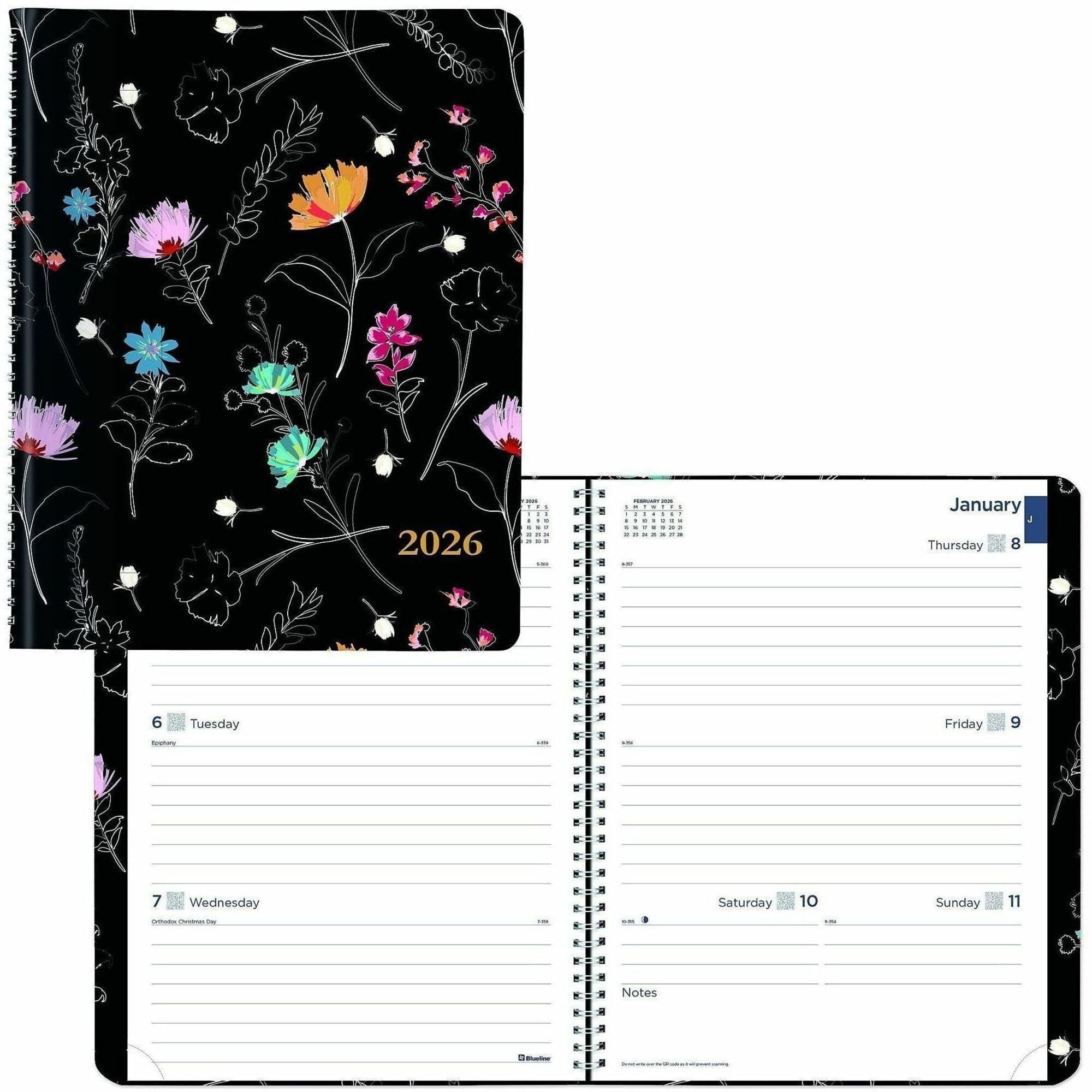 Rediform Watercolor Weekly/Monthly Planner