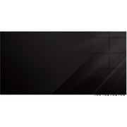 Ghent Magnetic Aria - Horizontal - 72" (6 ft) Width x 36" (3 ft) Height - Black Tempered Glass Surface - Rectangle - Horizontal - Magnetic - Eraser Included - 1 Each