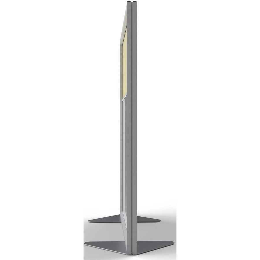 Ghent Partition, 48" x 54", Aluminum Frame, Porcelain & Vinyl, Caramel, 1 Each