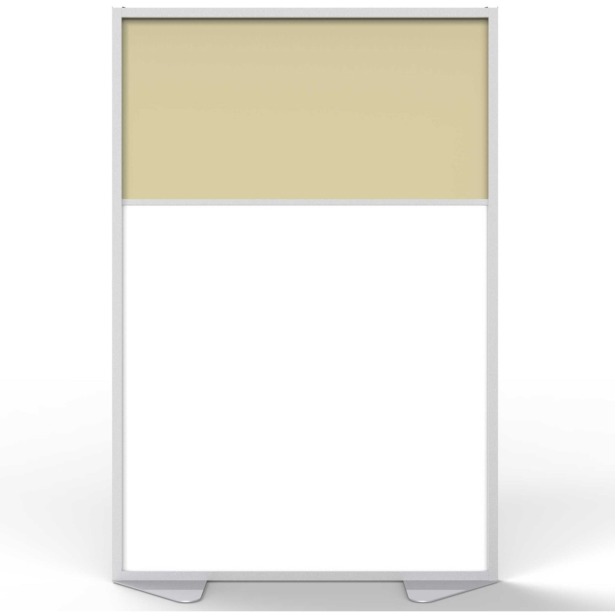 Ghent Partition, 48" x 72", Aluminum Frame, Porcelain & Vinyl, Caramel, 1 Each