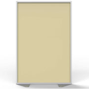 Ghent Partition, 48" x 72", Aluminum Frame, Porcelain & Vinyl, Caramel, 1 Each