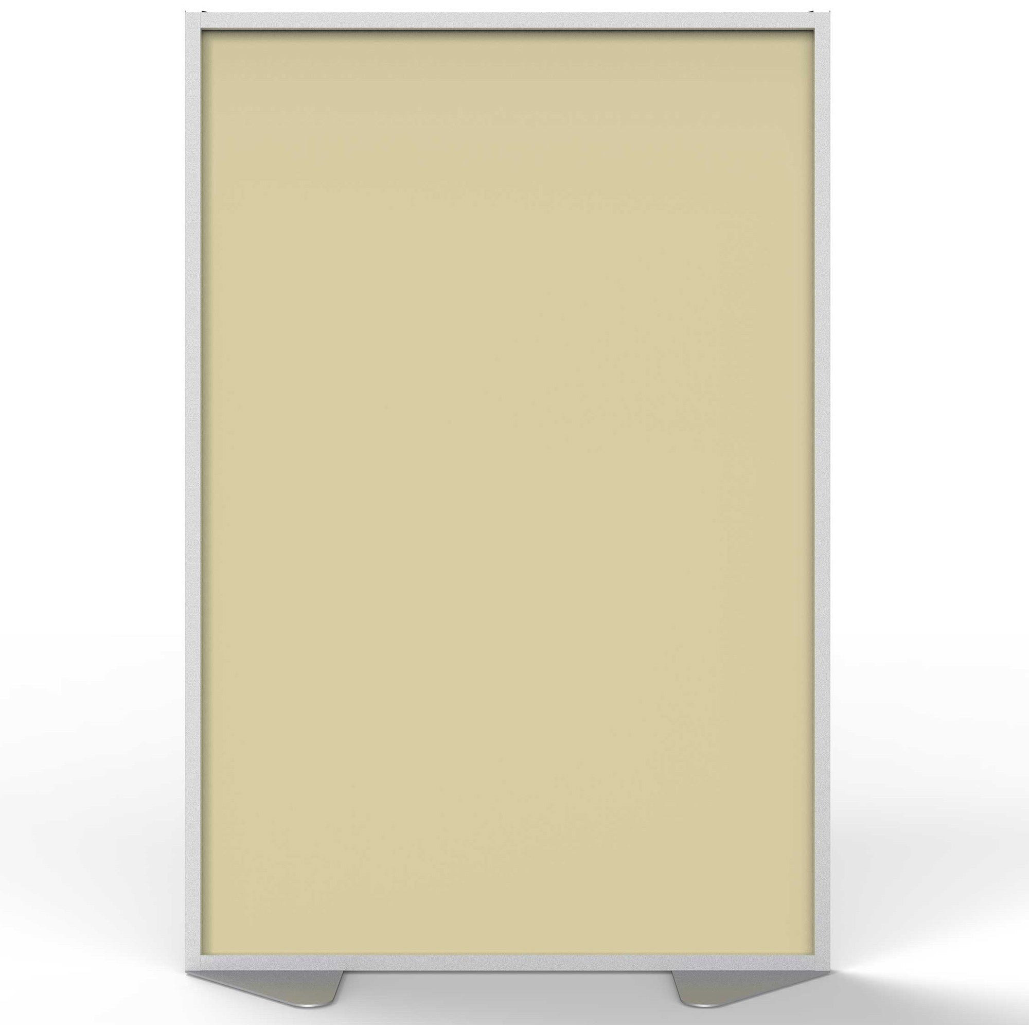 Ghent Partition, 48" x 72", Aluminum Frame, Porcelain & Vinyl, Caramel, 1 Each