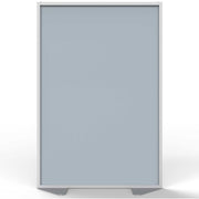 Ghent Partition, 48" x 72", Aluminum Frame, Porcelain/Vinyl, Silver, 1 Each