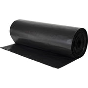 Genuine Joe Heavy-duty Trash Can Liners - 55 gal Capacity - 58" Length x 39" Width x 2.70 mil (69 Micron) Thickness - Black - Waste Disposal, Debris, Office Waste, Food Waste - 50 / Carton