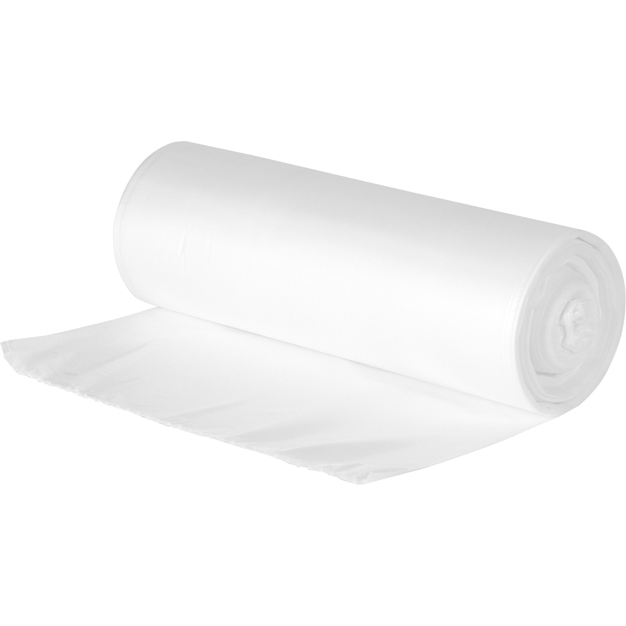 Genuine Joe Heavy-duty Trash Can Liners - 60 gal Capacity - 58" Length x 39" Width x 2.70 mil (69 Micron) Thickness - Clear - Waste Disposal, Debris, Office Waste, Food Waste - 1 Carton