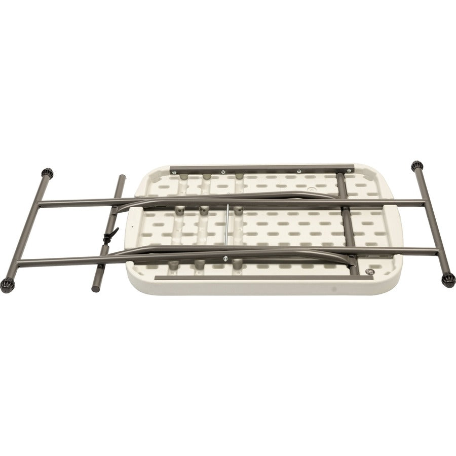 IndestrucTable® Classic Folding Table, Platinum Granite - 25.5" x 17.8" Small Space Personal