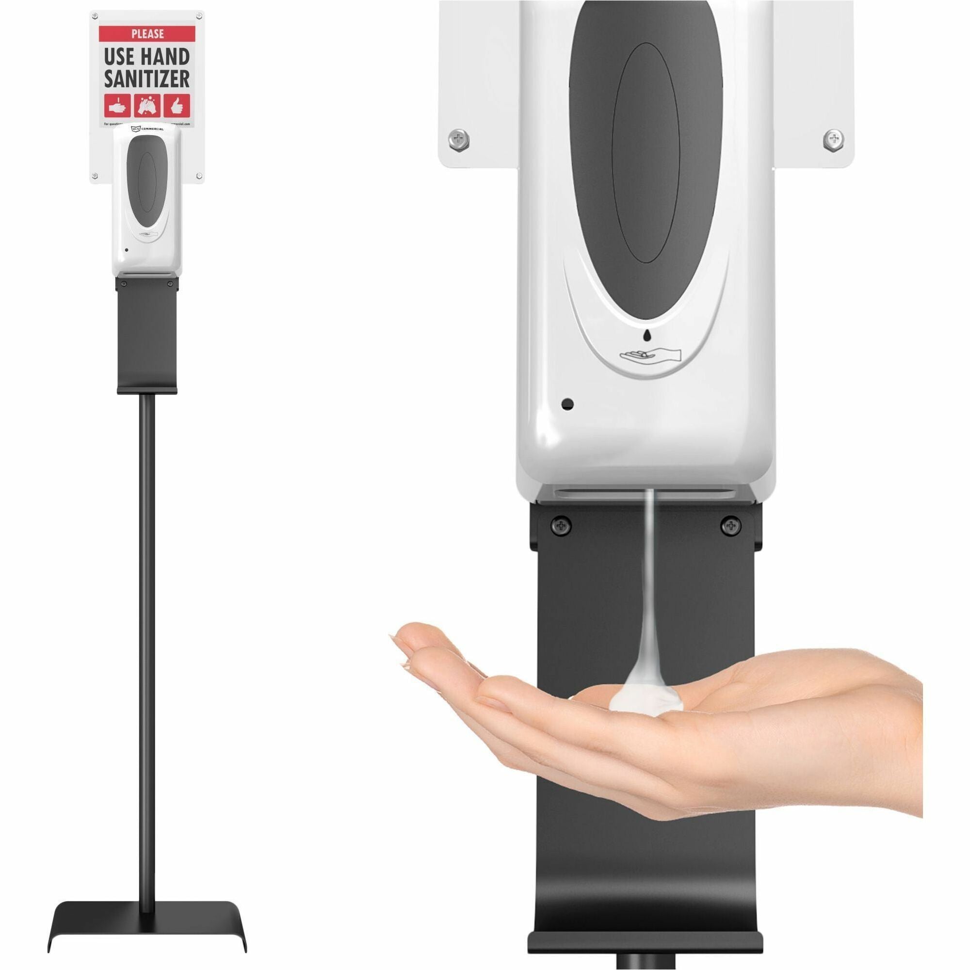 HLS Commercial Floor Stand Sensor Sanitizer Dispenser