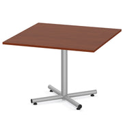 OfficeSource OS Conference/Multi-Purpose Tables 42" Square Top (Requires Base) - Cherry