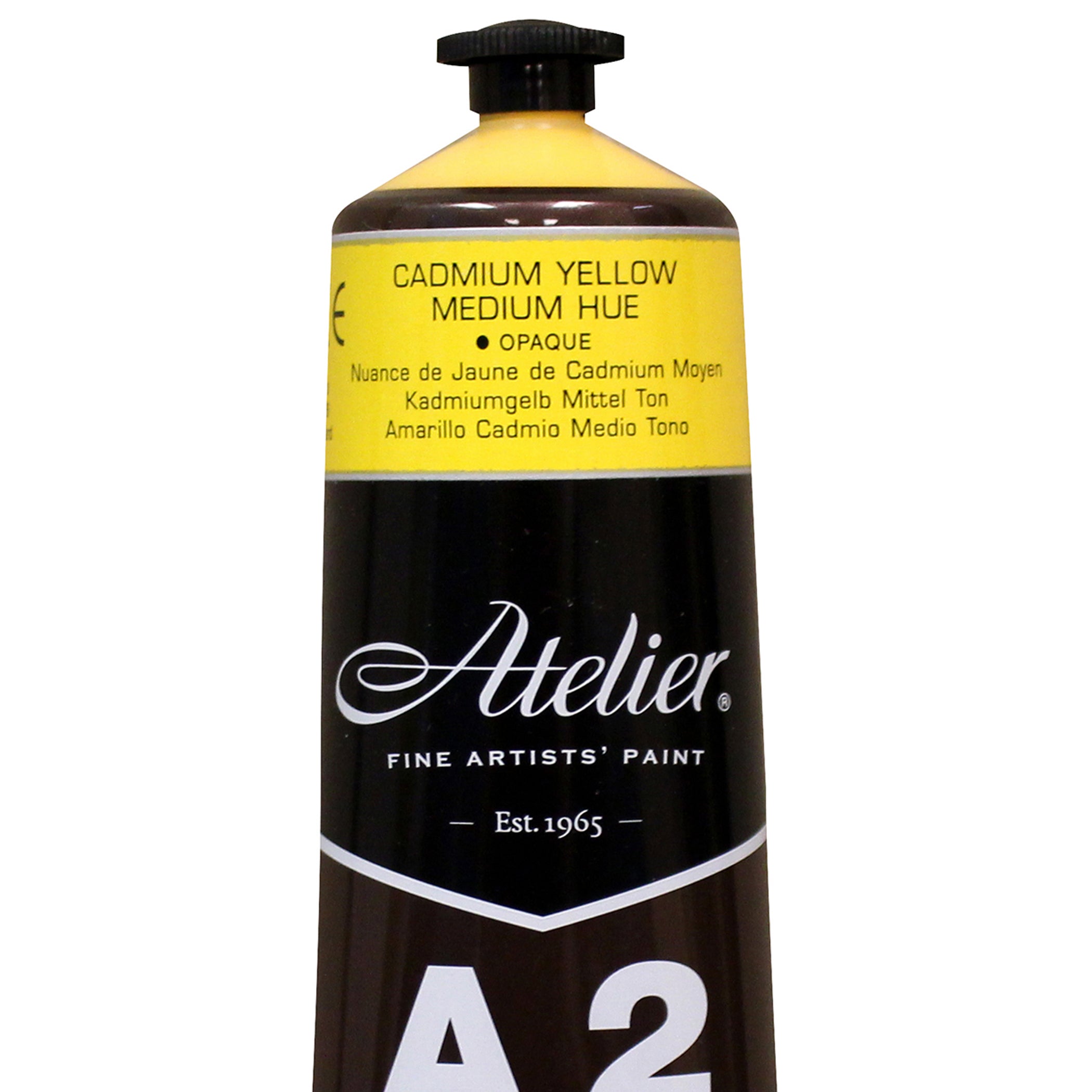 A2 Heavy Body Lightfast Artist Acrylic, 4 oz., Cadmium Yellow Medium Hue
