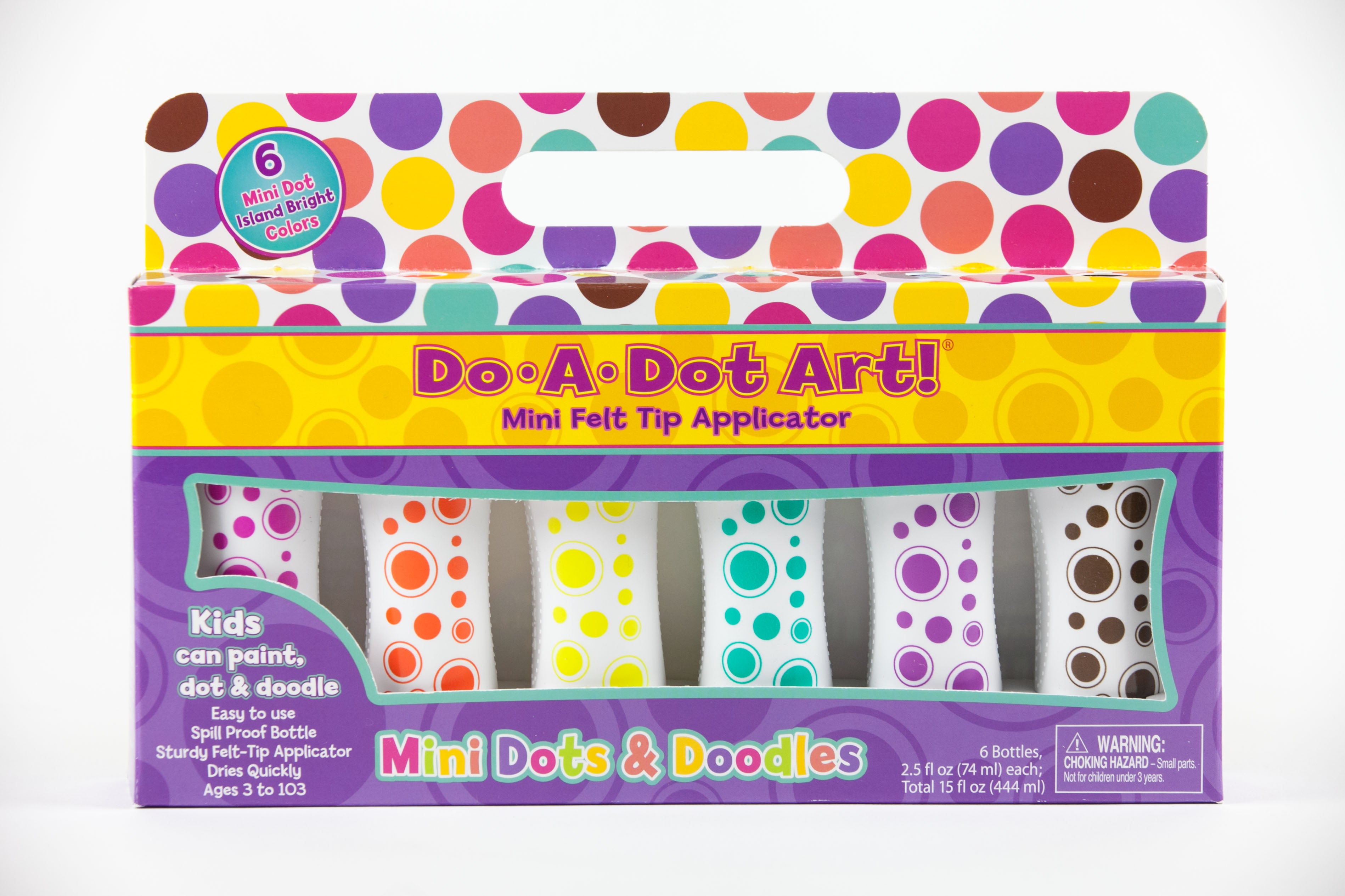 Do-A-Dot Art! Markers - 6 Pk Mini Dots - Island