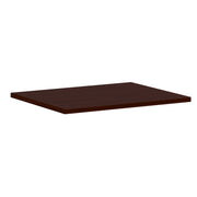 OfficeSource Variant Rectangular Top - 36"W x 24"D (Requires Base) - Mahogany