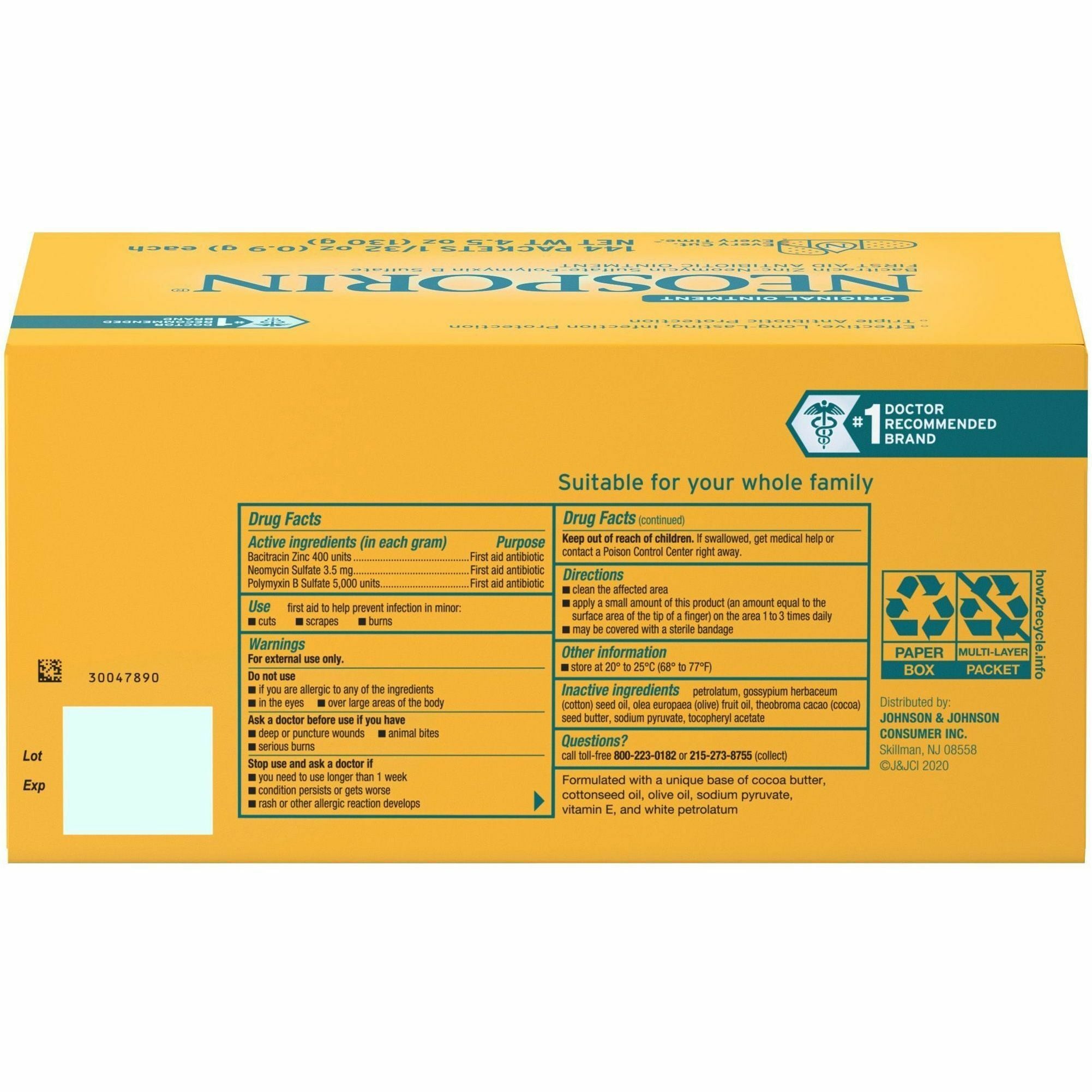 For Skin, First Aid - 144 / Box