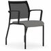 9 to 5 Seating Luna Guest Chair - Cloud Seat Color - Fabric Seat Material - Black Back Color - Black Frame Color - 1 Each