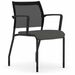 9 to 5 Seating Luna Guest Chair - Dove Seat Color - Fabric Seat Material - Black Back Color - Black Frame Color - 1 Each