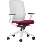9 to 5 Seating Neo Task Chair - Cloud Seat Color - Foam, Fabric Seat Material - Gray Back Color - 5-star Base - 1 Each