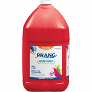 Prang Washable Tempera Paint, Red, 1 Gallon, 1 Each
