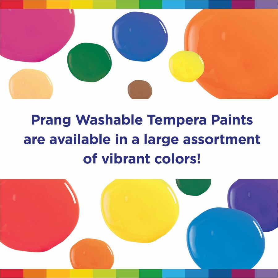 Prang Washable Tempera Paint, Red, 1 Gallon, 1 Each
