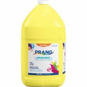 Prang Washable Tempera Paint, Yellow, 1 Gallon, 1 Each
