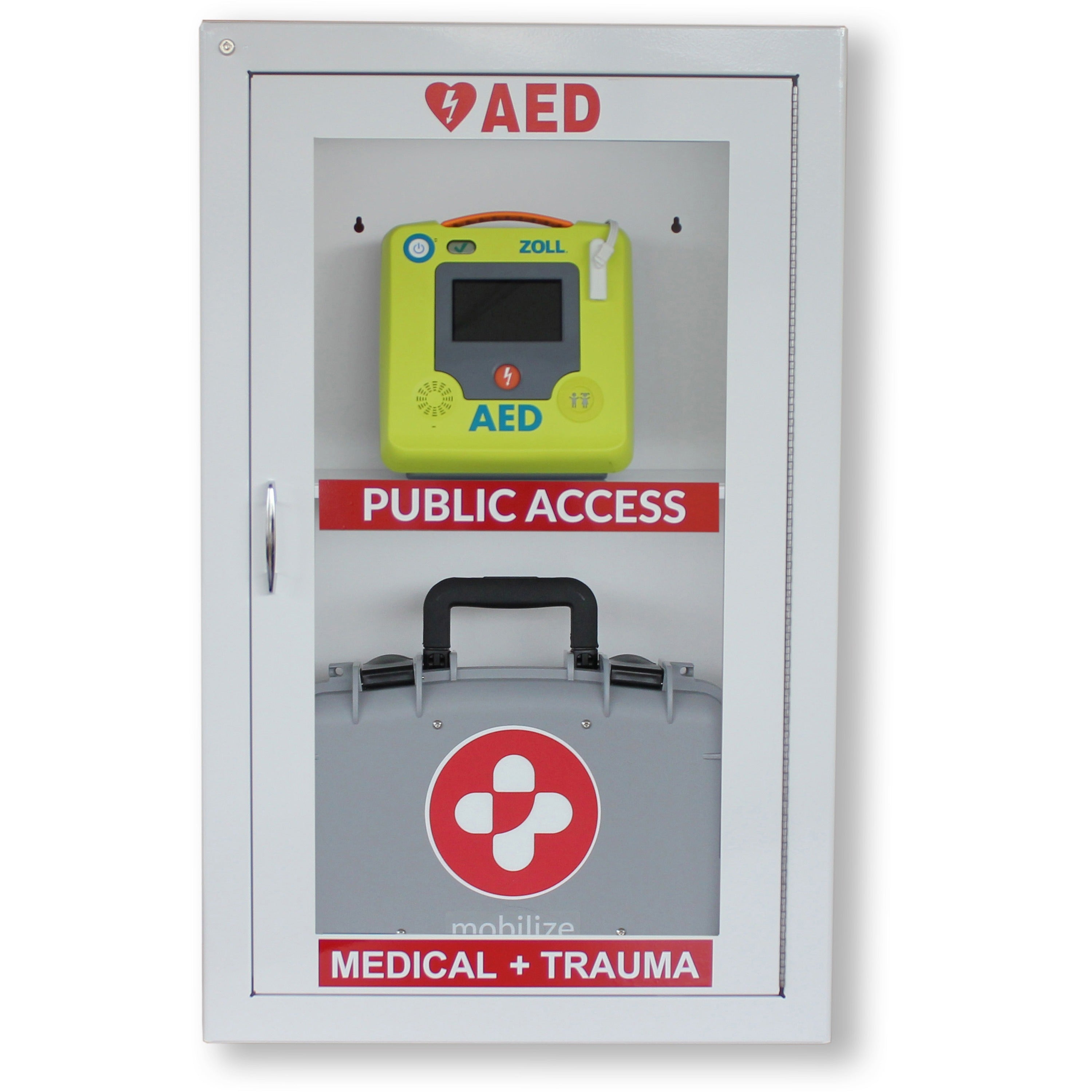 ZOLL Medical AED Combo Wall Cabinet with Alarm