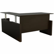 Safco Medina Mocha Laminate Office Unit, 49.2"H x 72"W x 84"D, 1" Thick Top, Beveled Edge, MDF, Mocha Finish, 1 Each