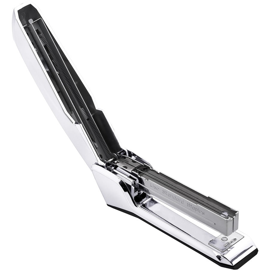 Bostitch Ascend Stapler, Gray, Chrome Metal, 20-Sheet Capacity, Includes 420 Staples, 1 Each