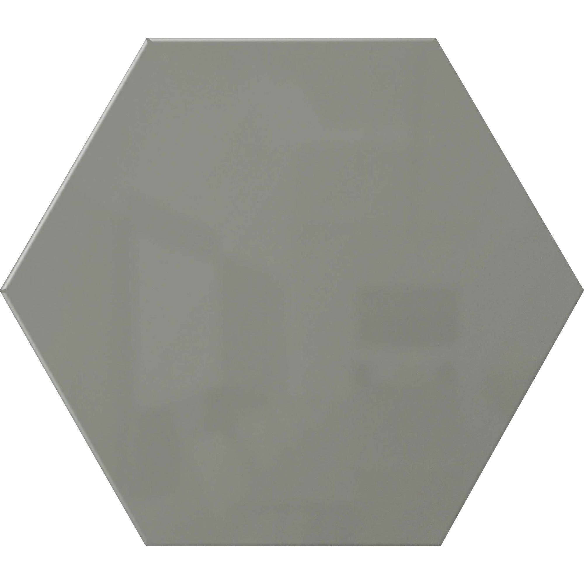 Ghent Powder-Coated Hex Steel Whiteboard, 21" x 18", Gray, Hexagonal, Magnetic, 1 Each