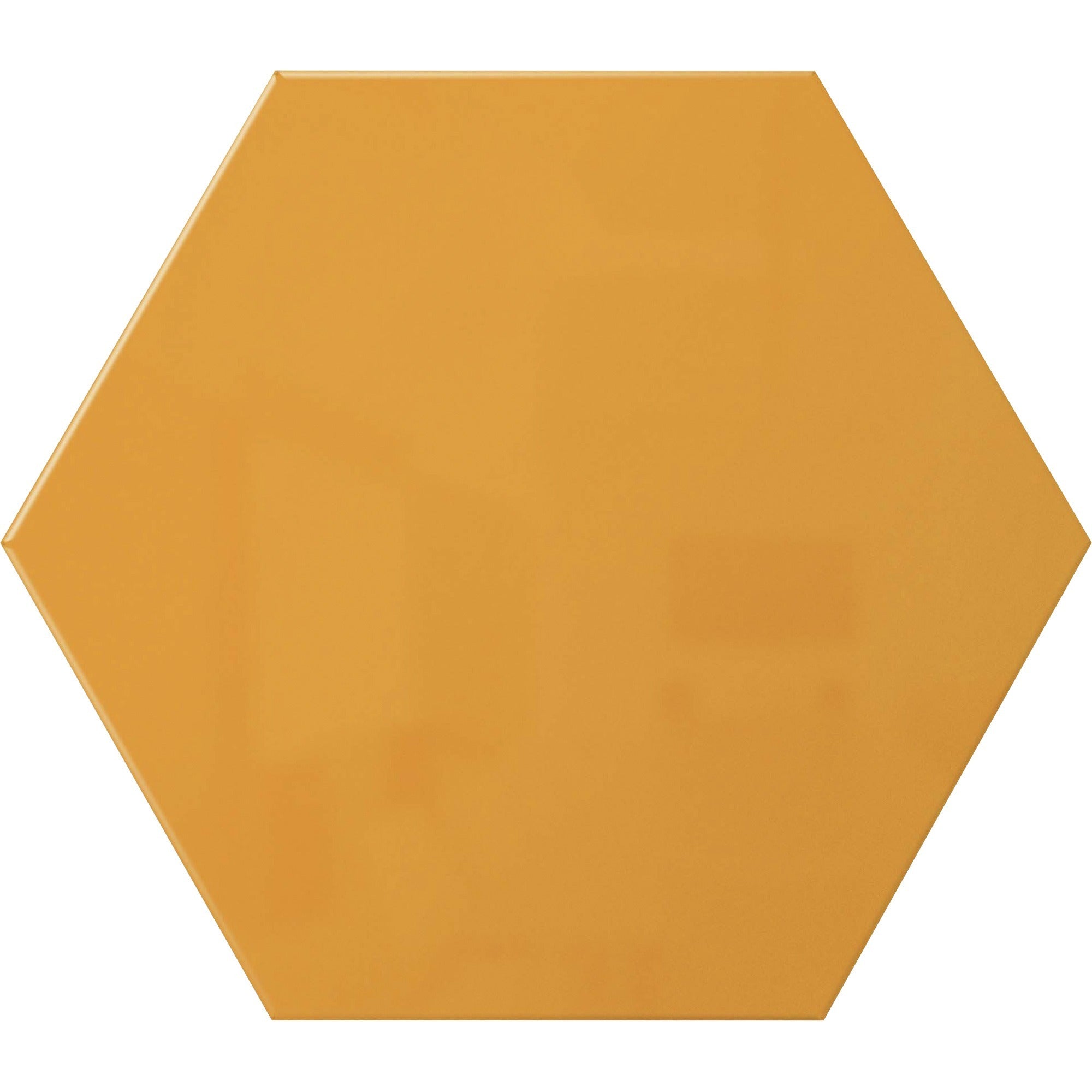 Ghent Powder-Coated Hex Steel Whiteboard, 21" x 18", Yellow, Hexagonal, Magnetic, Steel Surface, 1 Each