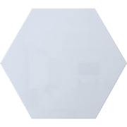 Ghent Powder-Coated Hex Steel Whiteboard, 21" x 18", Blue, Hexagonal, Magnetic, 1 Each
