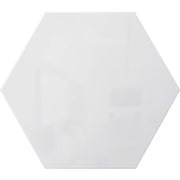 Ghent Powder-Coated Hex Steel Whiteboard, 21" x 18", White, Hexagonal, Magnetic, 1 Each