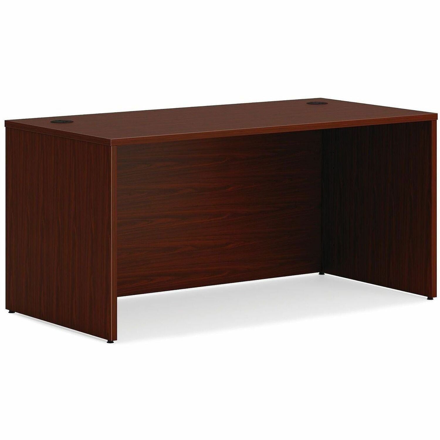 HON Mod Desk Shell, 29"H x 60"W x 30"D, Traditional Mahogany Laminate, 1 Each