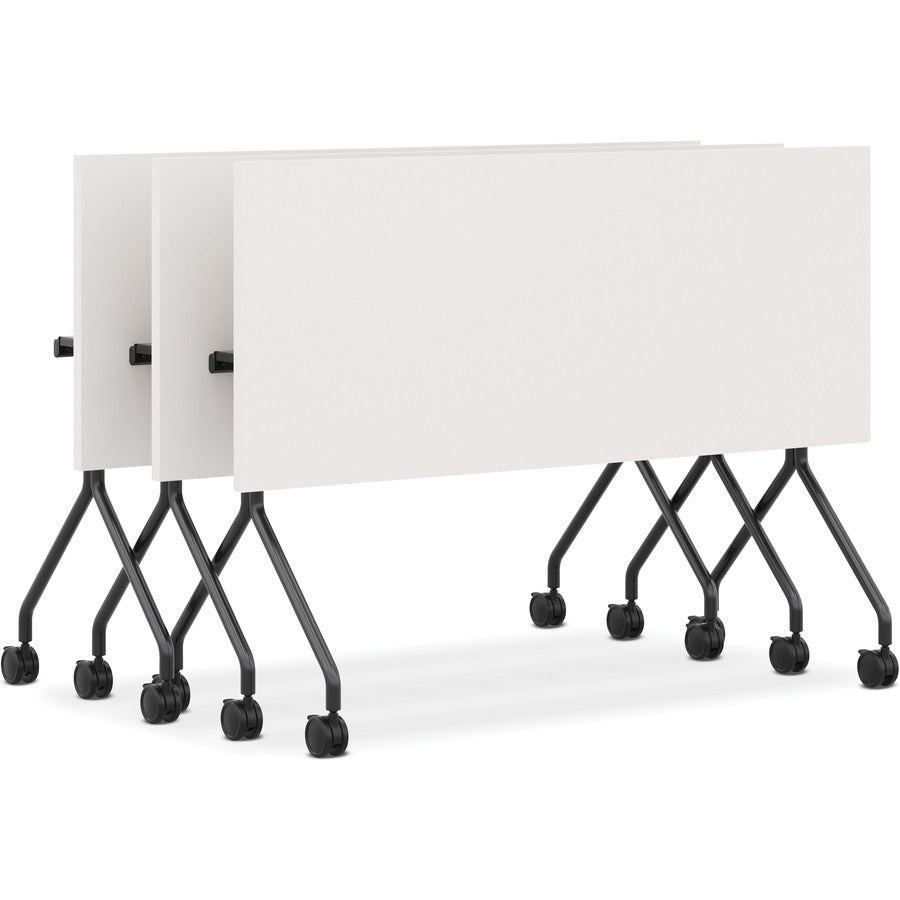 HON Between HMPT2472NS Nesting Table, Rectangle Top, Silver Mesh, 72" W x 24" D, 4 Seating Capacity, 1 Each