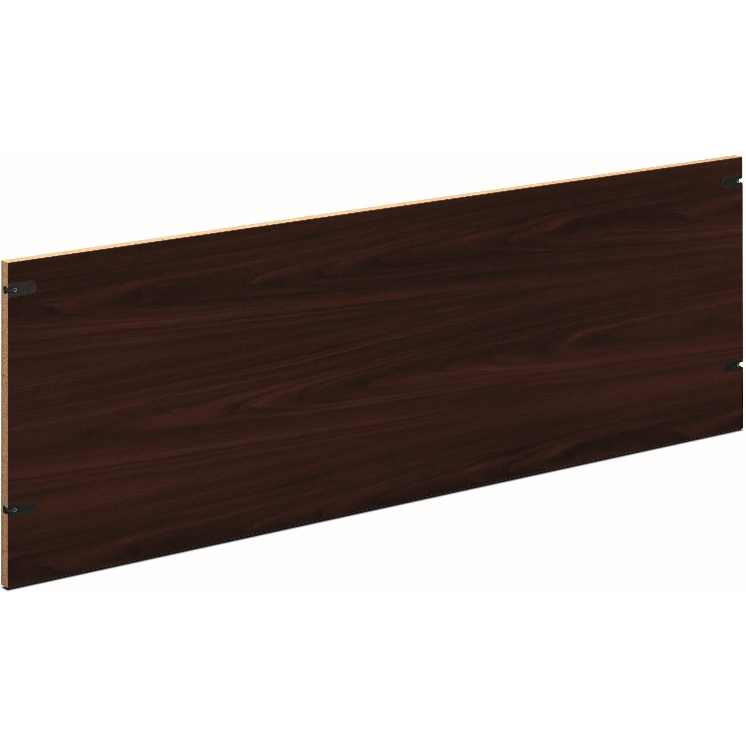 HON 10500 Series H105854 Back Enclosure, 18.6" x 57.8" x 0.7", Flat Edge, Mahogany Finish, 1 Each