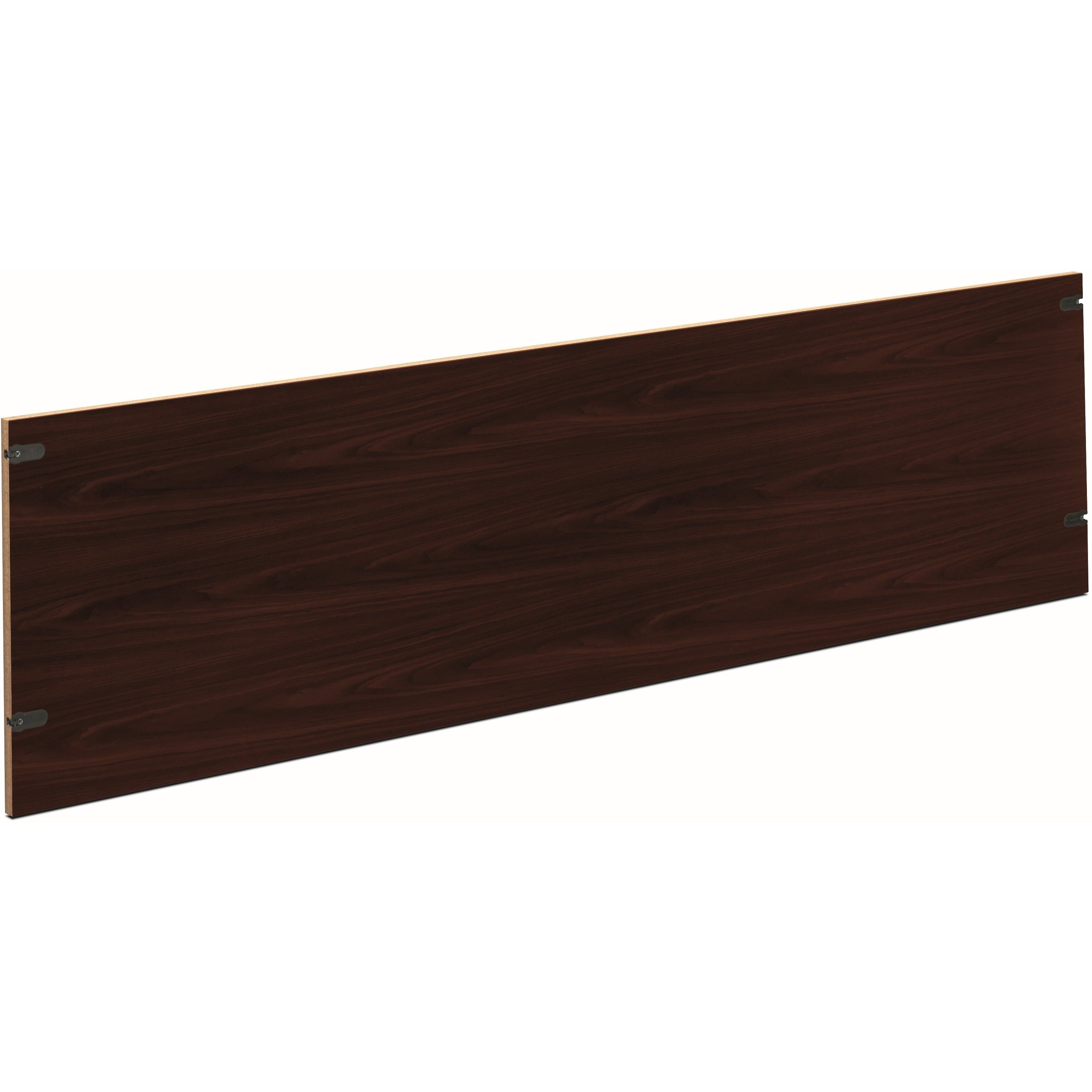HON 10500 Series H105856 Back Enclosure, Mahogany Finish, Flat Edge, 18.6" H x 69.8" W x 0.7" D, 1 Each