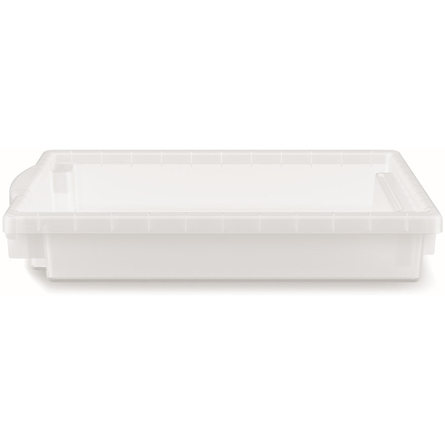 HON Flagship Storage Tray Kit, Includes 2 Bins (3" Height) and 4 Rails, Translucent Handle, 1 Each