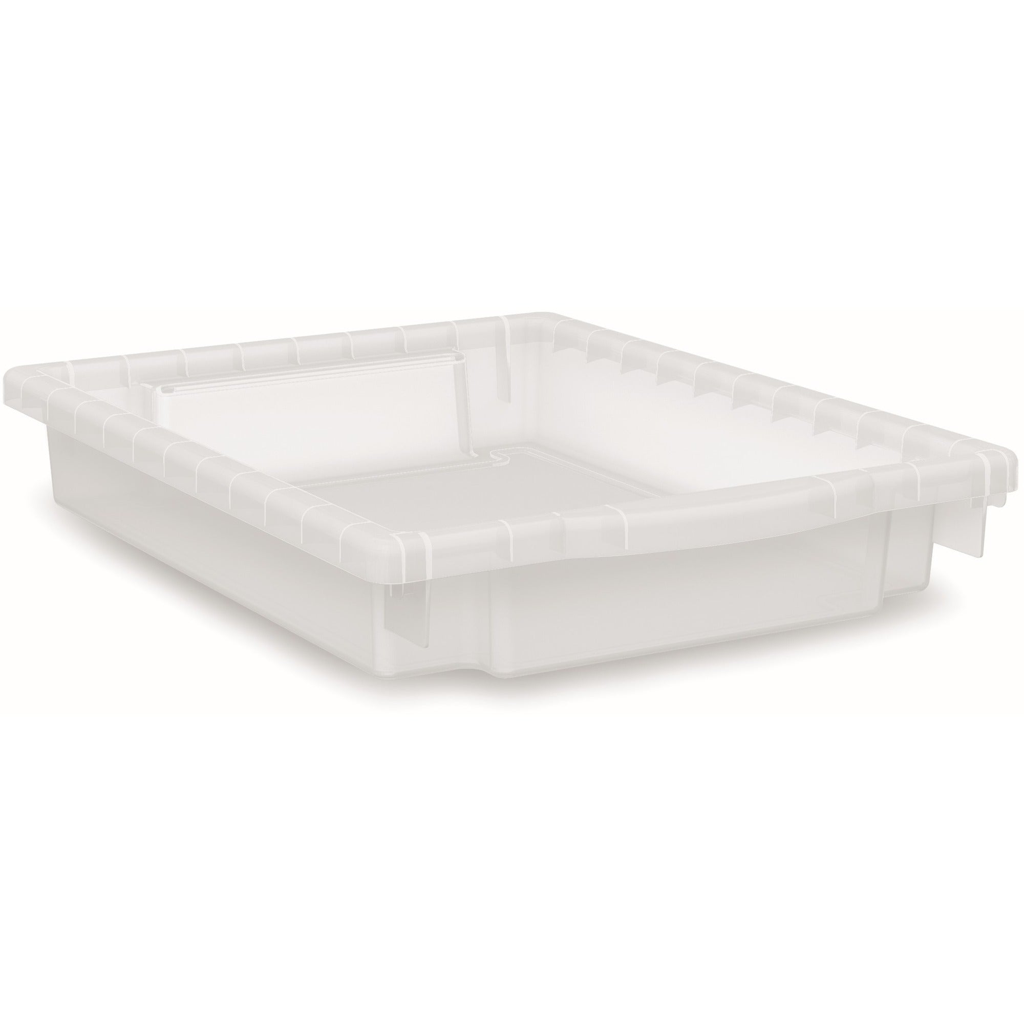 HON Flagship Storage Tray Kit, Includes 2 Bins (3" Height) and 4 Rails, Translucent Handle, 1 Each