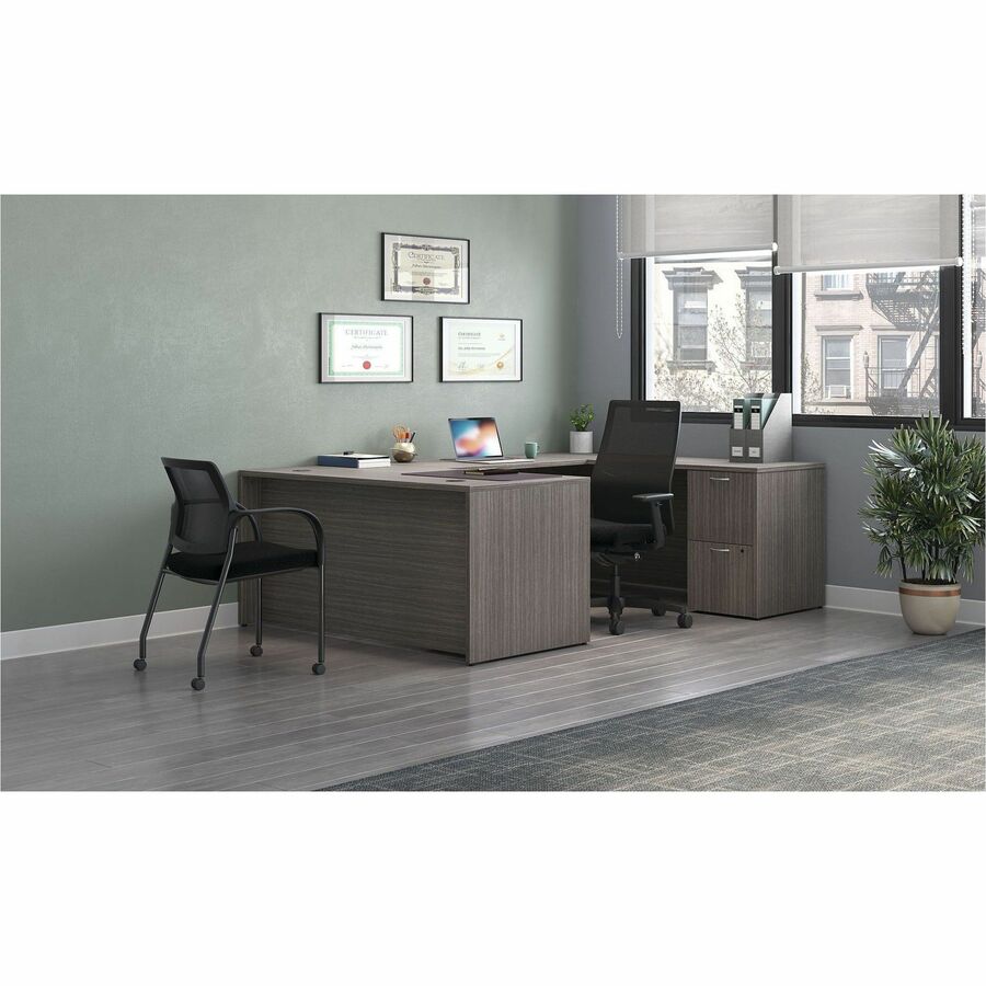 29" Height x 60" Width x 24" Depth - Finish: Slate Teak - 1 Each