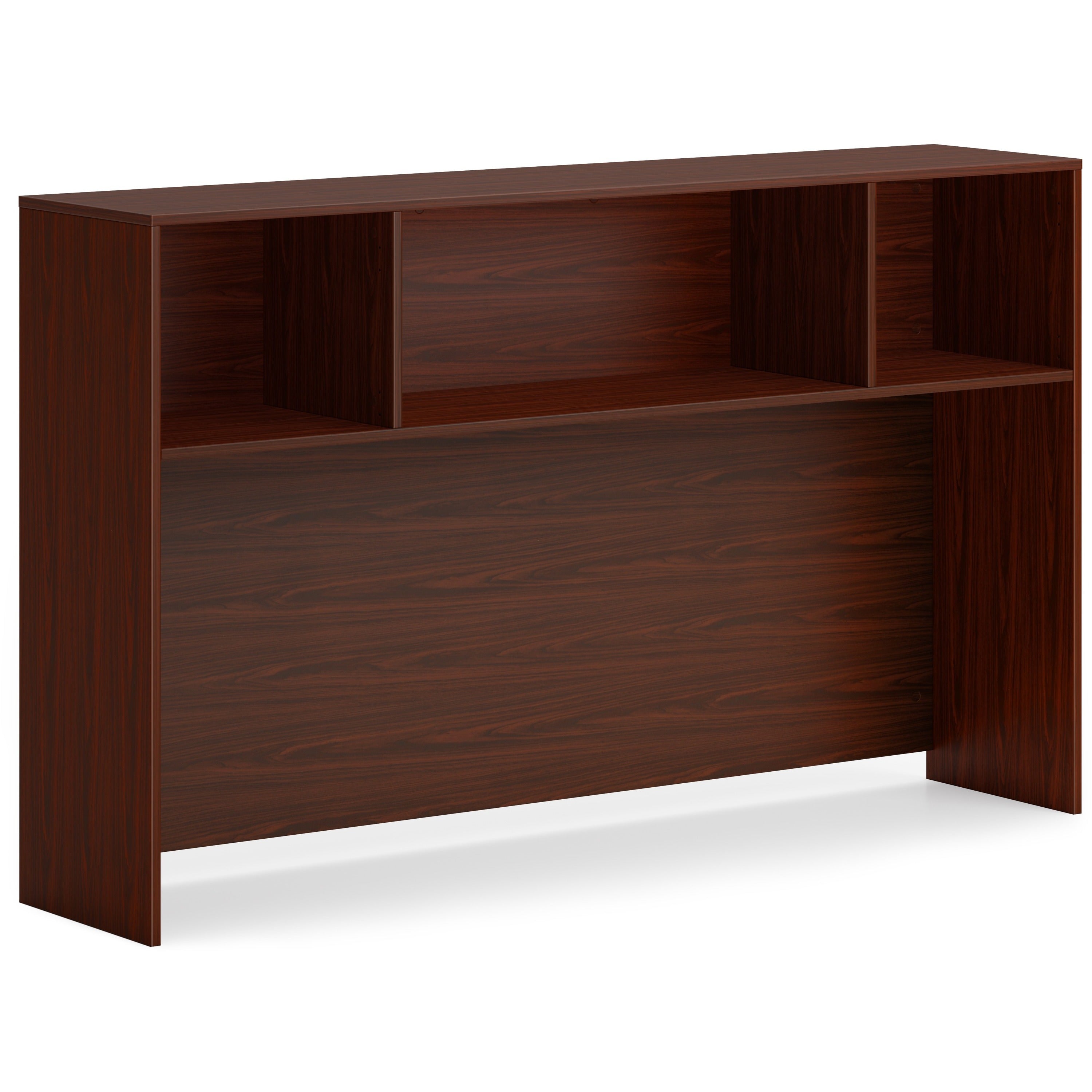 HON Mod HLPLDH66 Hutch, Traditional Mahogany Finish, 39.8" H x 66" W x 14" D, 1 Each