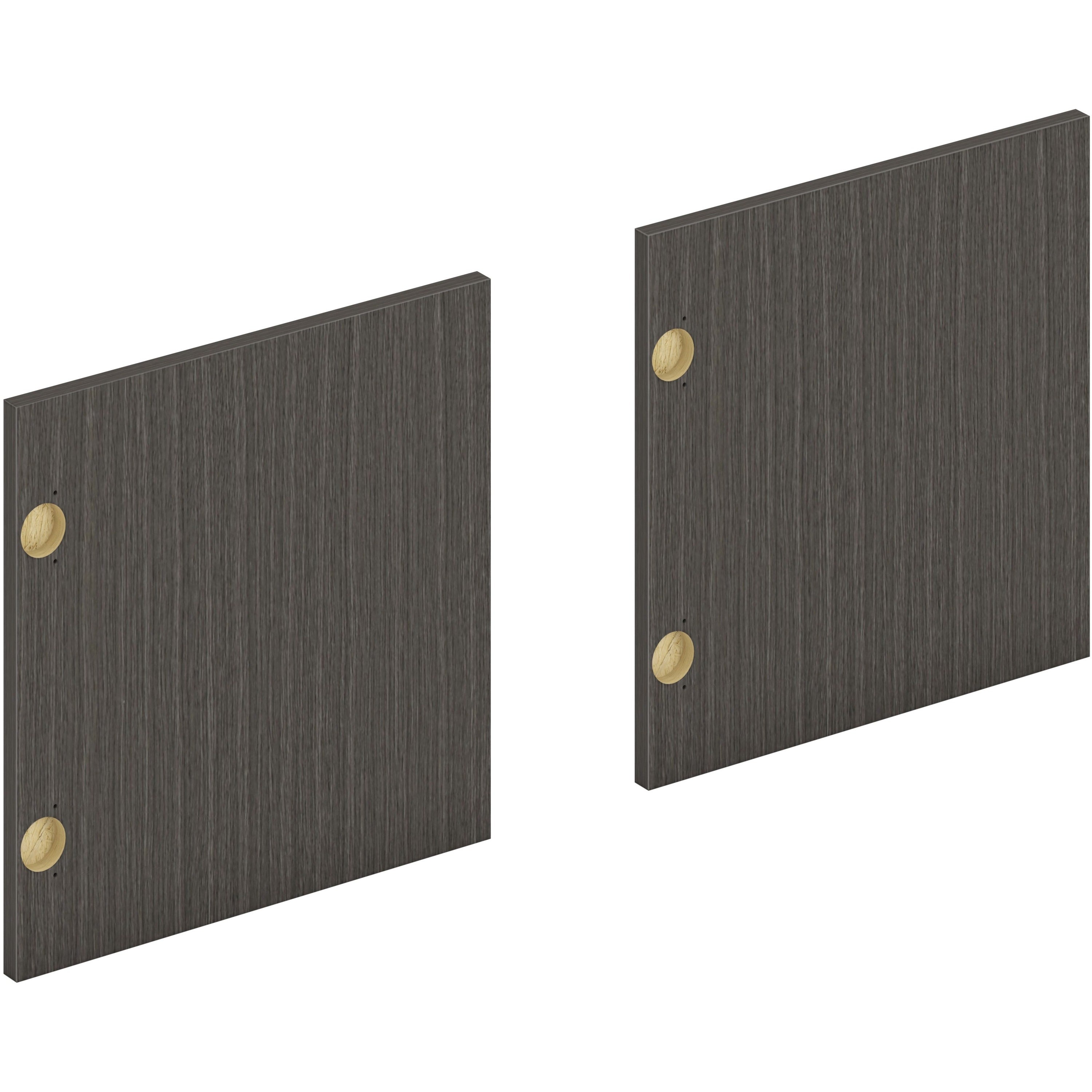 HON Mod HLPLDR60LM Door, Slate Teak Finish, 60" Width, 1 Set