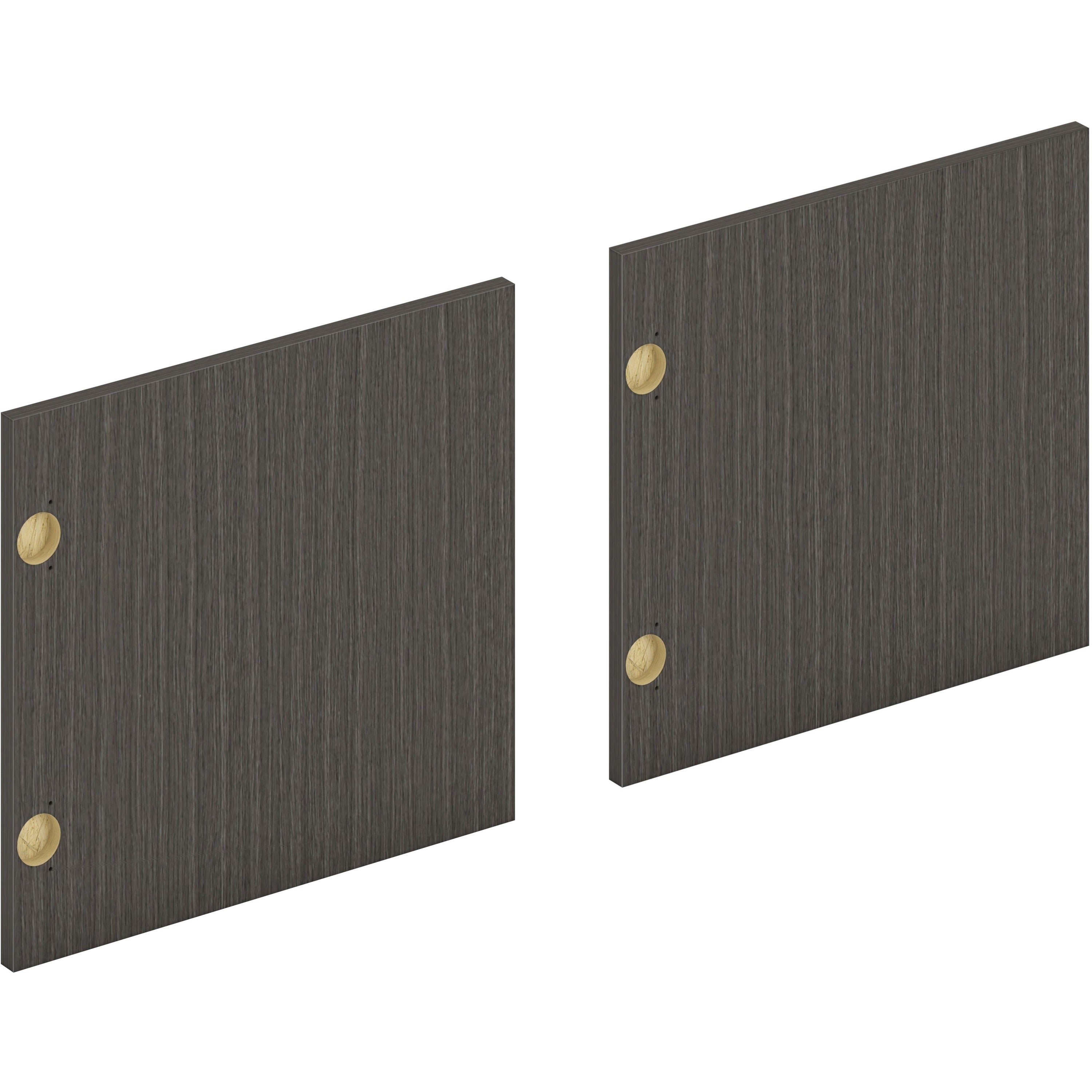 HON Mod HLPLDR66LM Door, Slate Teak Finish, 66" Width, 1 Set