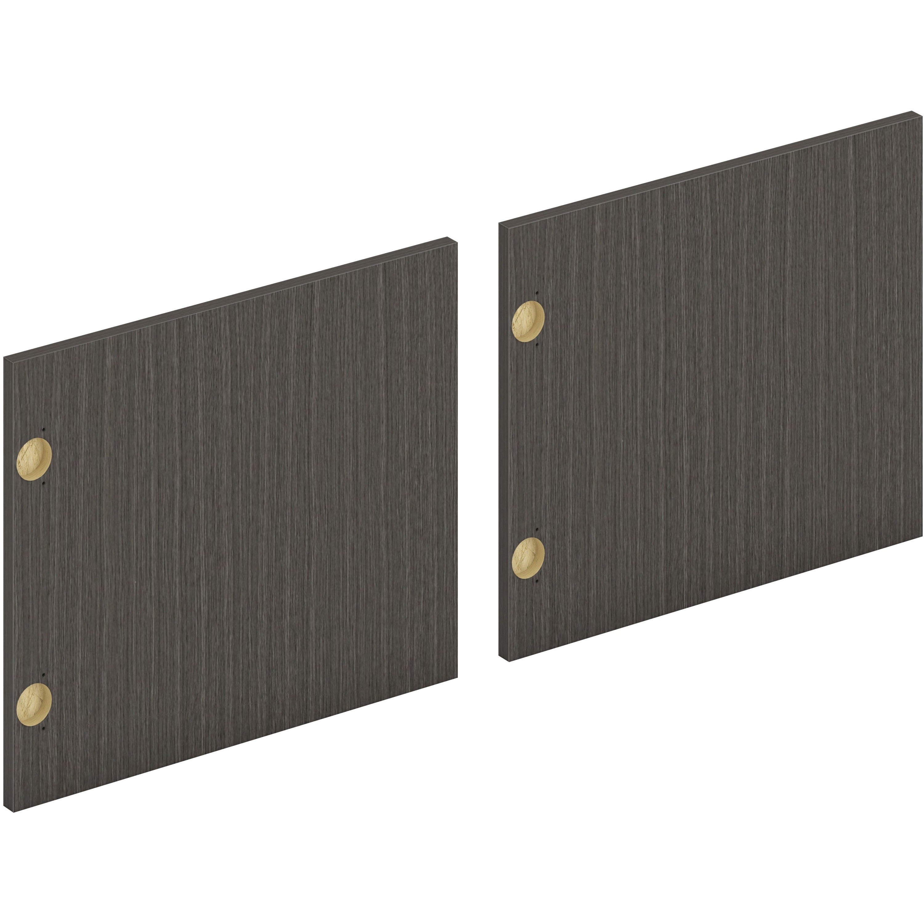 HON Mod HLPLDR72LM Door, Slate Teak Finish, 72" Width, 1 Set
