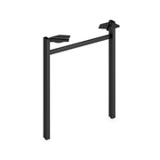 HON Mod HLPLLEG24U Worksurface U-Leg, Black Finish, 24" Width, 1 Each