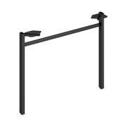 HON Mod HLPLLEG30U Worksurface U-Leg, Black, 30" Width, 1 Each