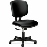 Black Seat Color - Bonded Leather Seat Material - Black Back Color - Bonded Leather Back Material - Black Frame Color - Low Back - 5-star Base - Black - 1 Each