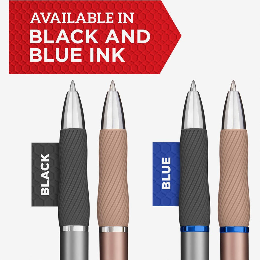 Sharpie S-Gel Pen - 0.7 mm Pen Point - Black Ink - Rose Gold Barrel - 1 Dozen