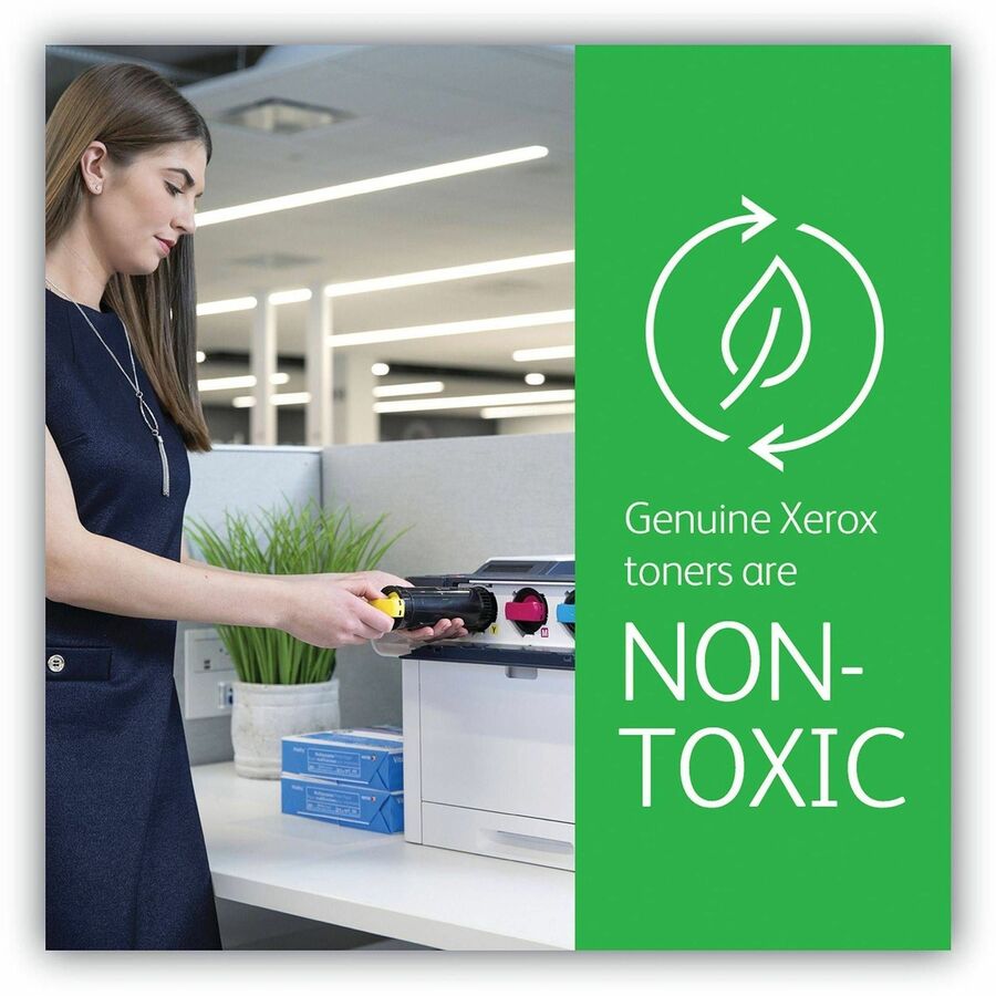 Xerox Original Standard Yield Laser Toner Cartridge - Black - 1 Each - 1200 Pages