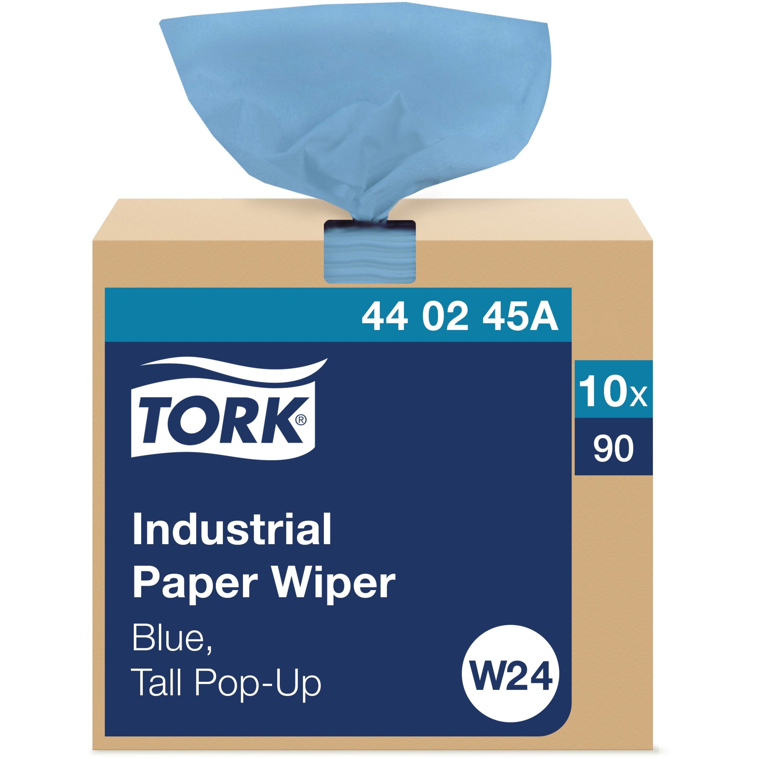 4 Ply - 3.35" Width x 6.50" Length - Blue - Paper, Fiber - 90 / Pack