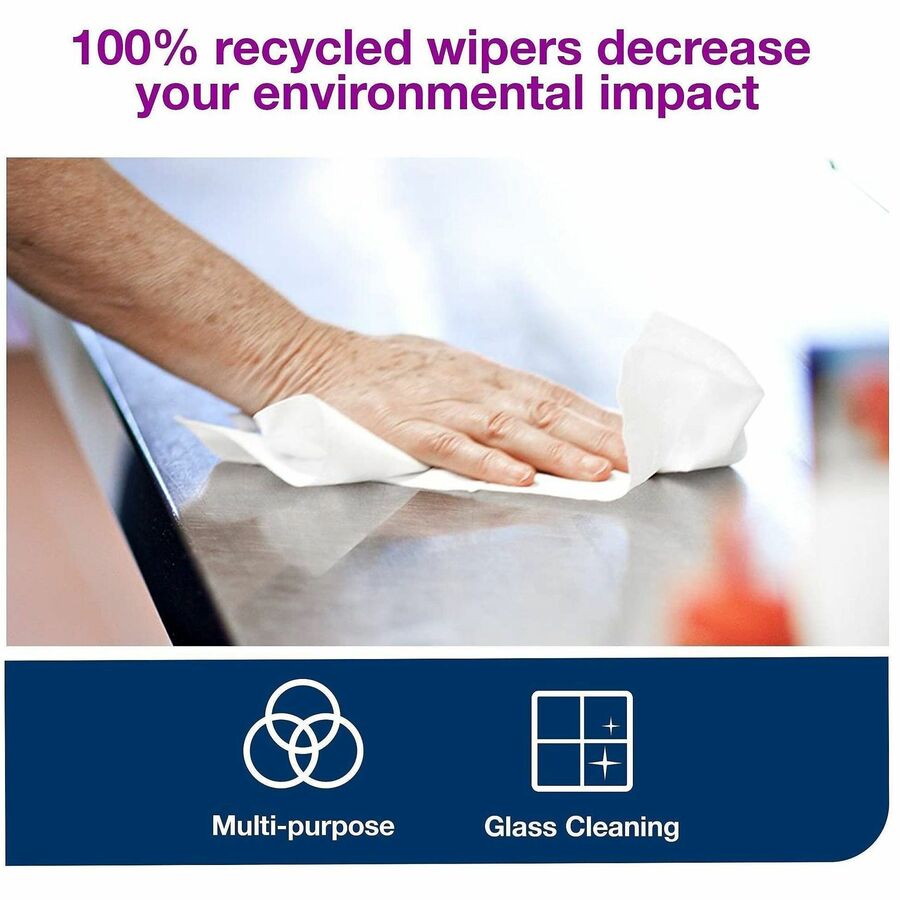 4 Ply - 9.75" Width x 16.75" Length - White - Paper, Fiber - 125/Bundle - 8 Bundle