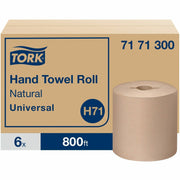 1 Ply - 7.80" Roll Diameter - 1 15/16" Core - Logo Embossed - Natural - Paper, Fiber - 6 / Carton